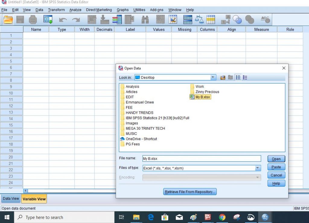 How to import data