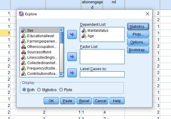 Dependent list