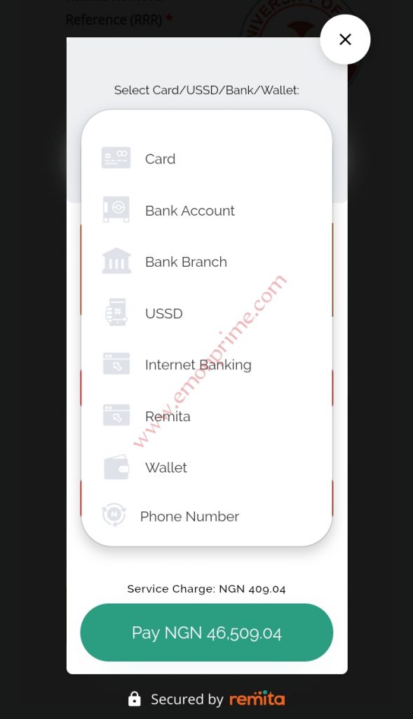Payment Option
