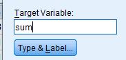 Target variable