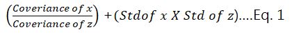 pearson correlation equation