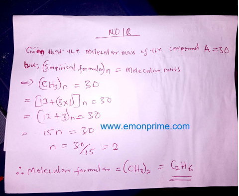 solved chemistry question 1b