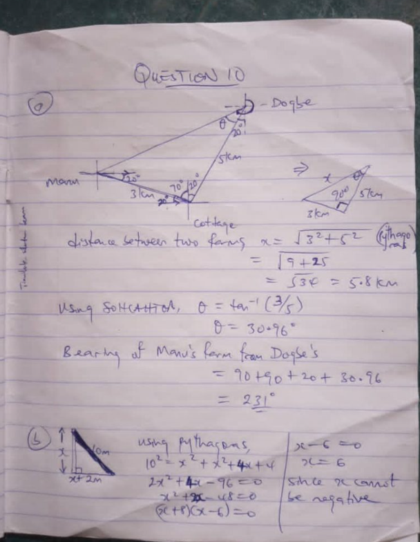 maths solution 10