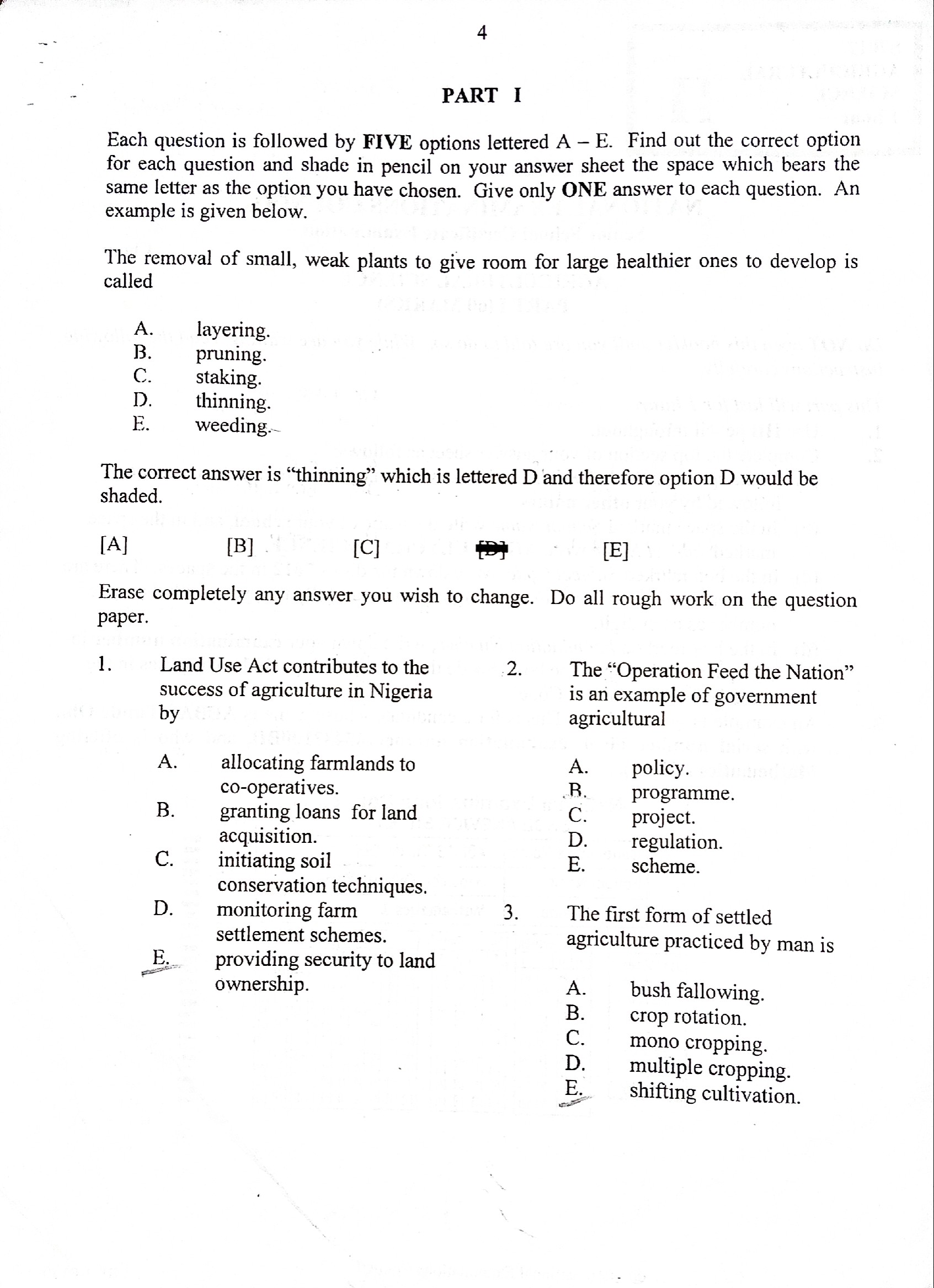 neco 2023 geography essay questions and answers