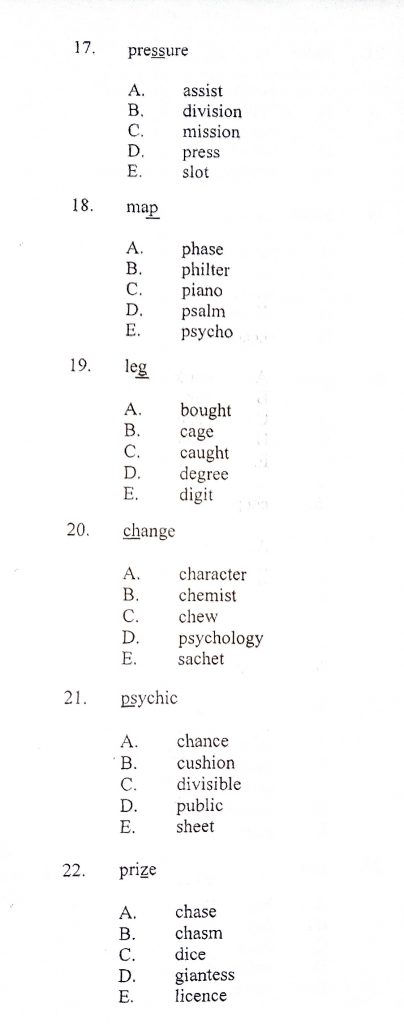 question paper 2