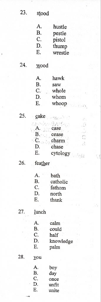 question paper 3