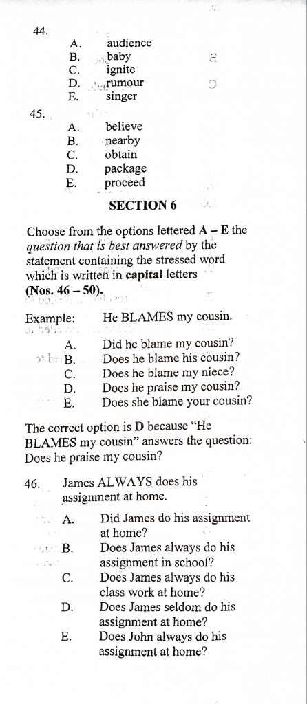 question paper 9