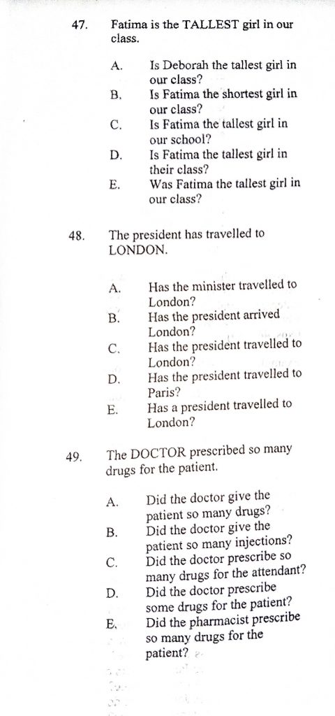 question paper