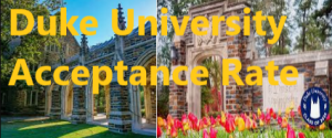 duke university acceptance rate