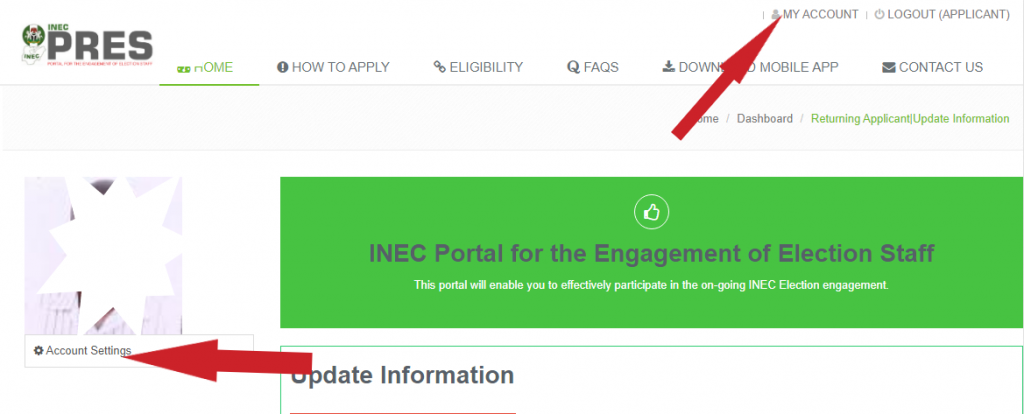 inec recruitment portal