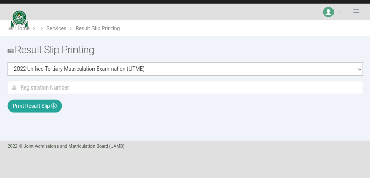 jamb result portal