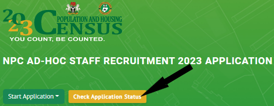 npc recruitment check application status