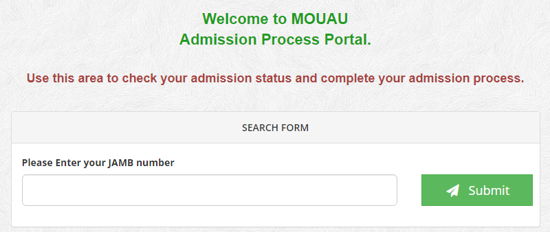mouau admission portal