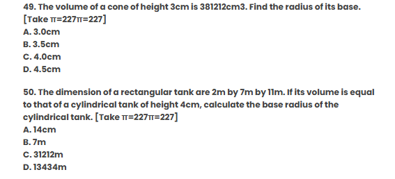 waec maths questions